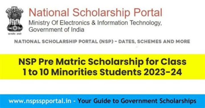 NSP Pre Matric Scholarship 2024: A Comprehensive Guide
