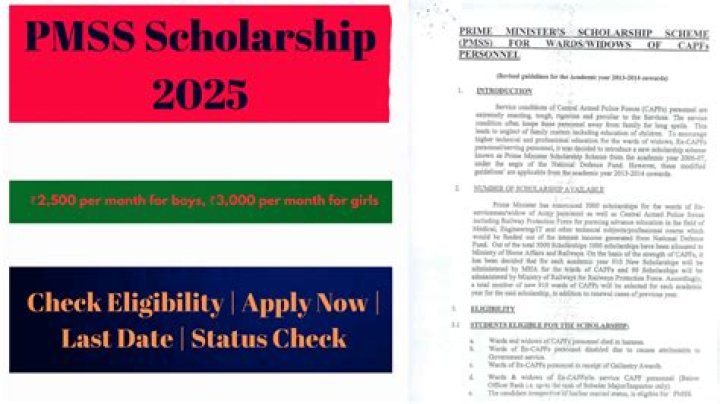Understanding PMSS Scholarship Eligibility: A Comprehensive Guide