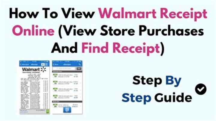 Walmart Receipt Lookup: A Comprehensive Guide